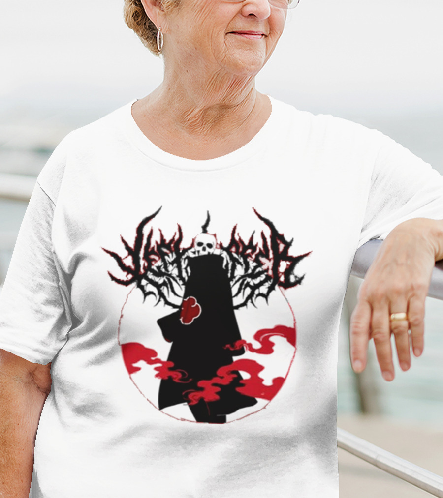 Left To Suffer Ninja Skull Shadow Red Cloud T-Shirt