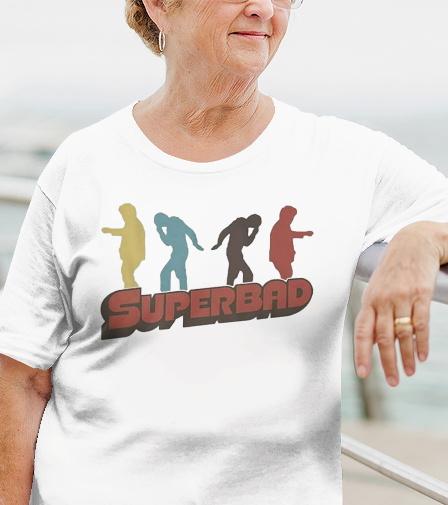 Superbad Silhouette Dance Moves McLovin Movie T-Shirt