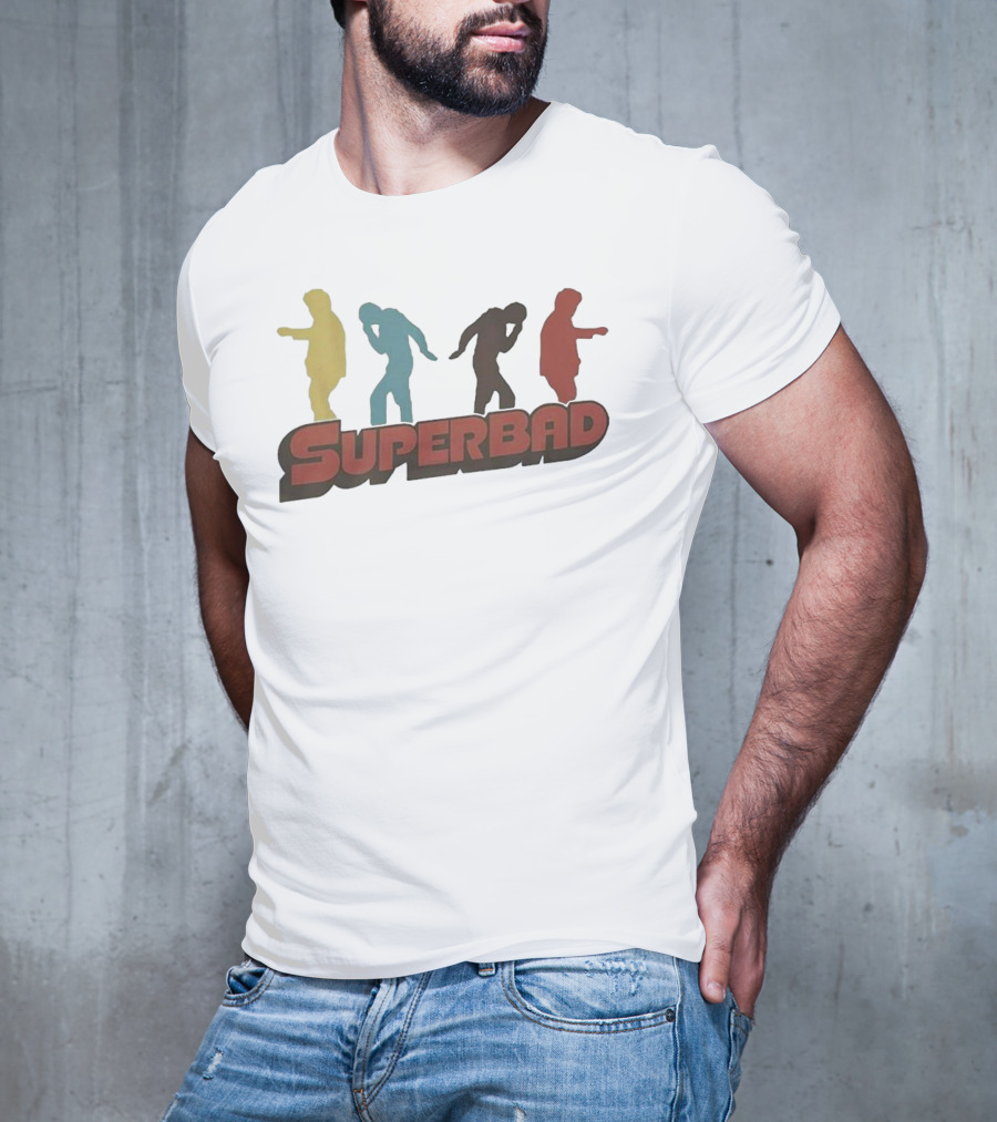 Superbad Silhouette Dance Moves McLovin Movie T-Shirt