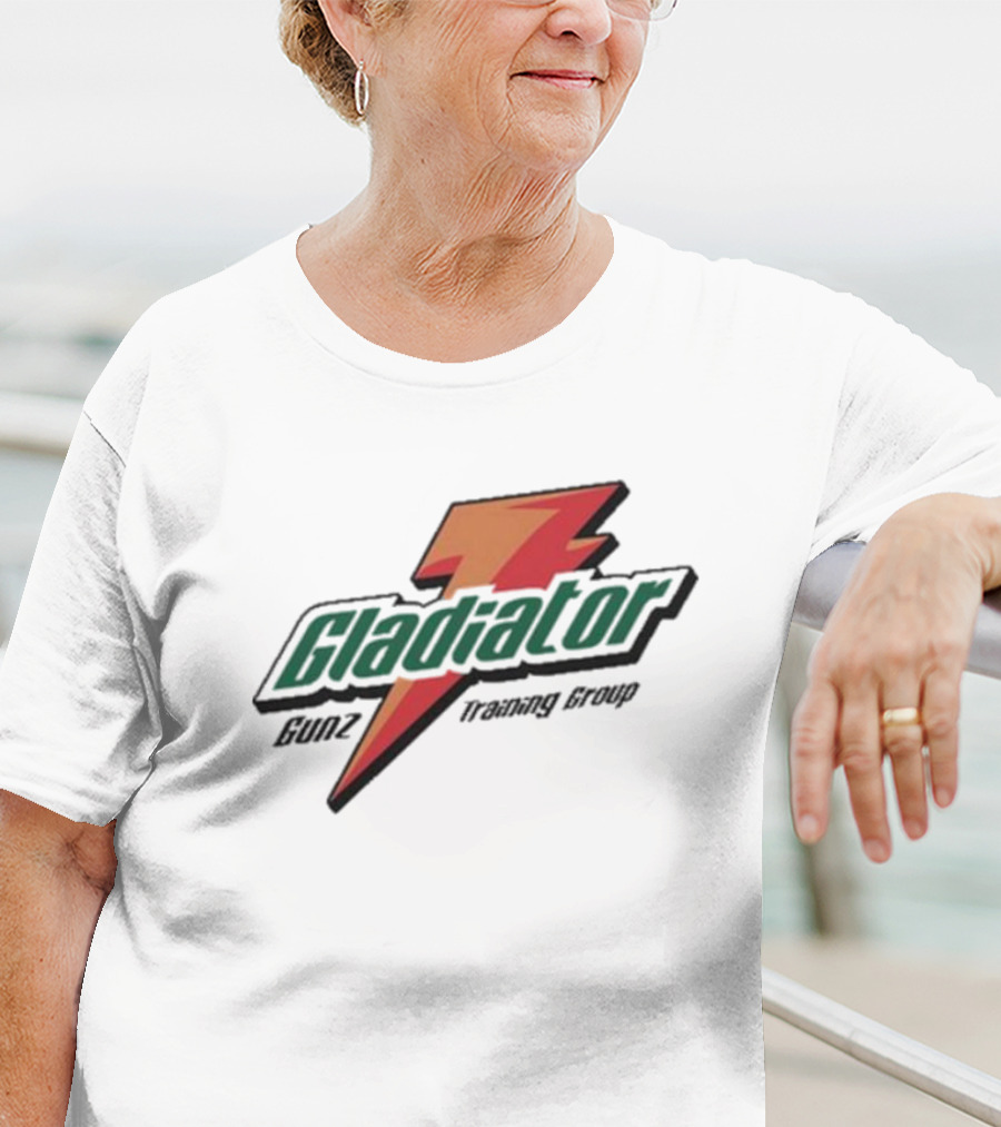 Channingcrowder Gladiator Gunz Training Group Thunderbolt T-Shirt