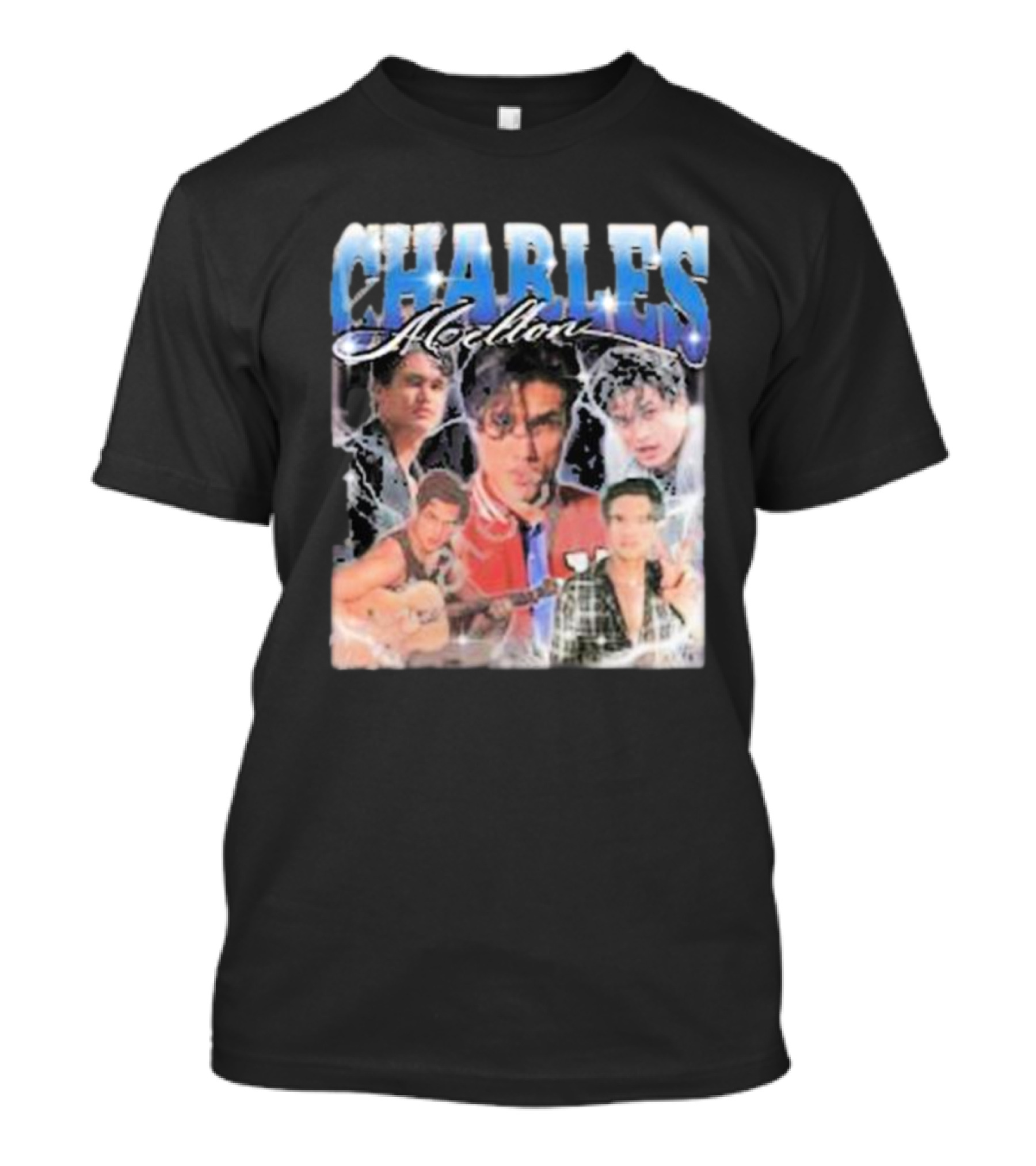 CHARLES Melton Collage T-Shirt