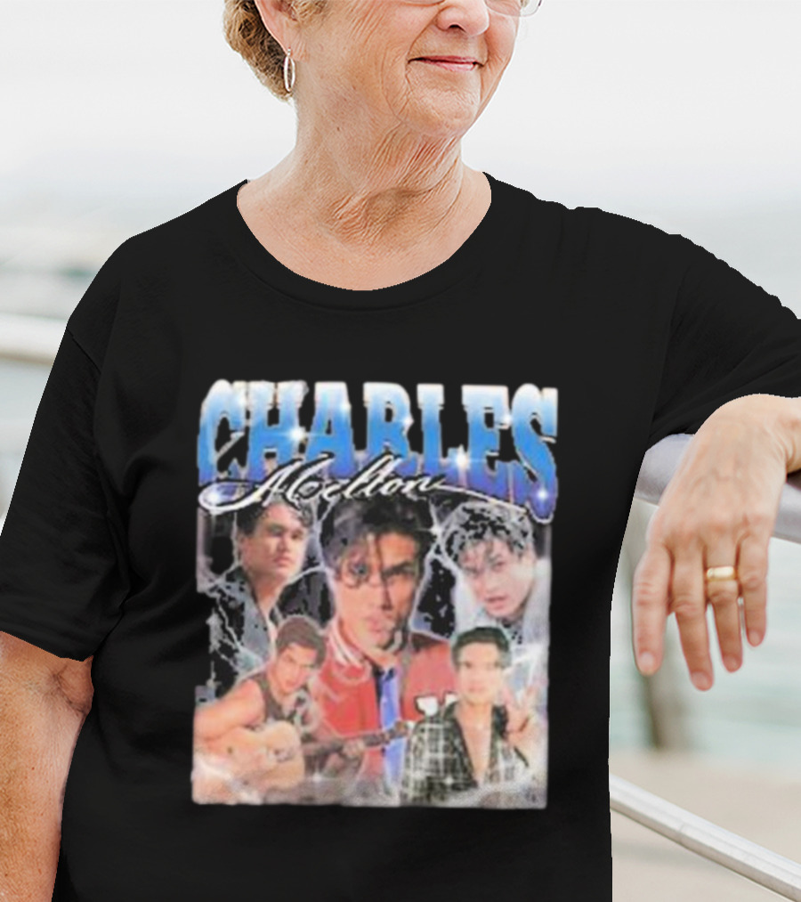 CHARLES Melton Collage T-Shirt