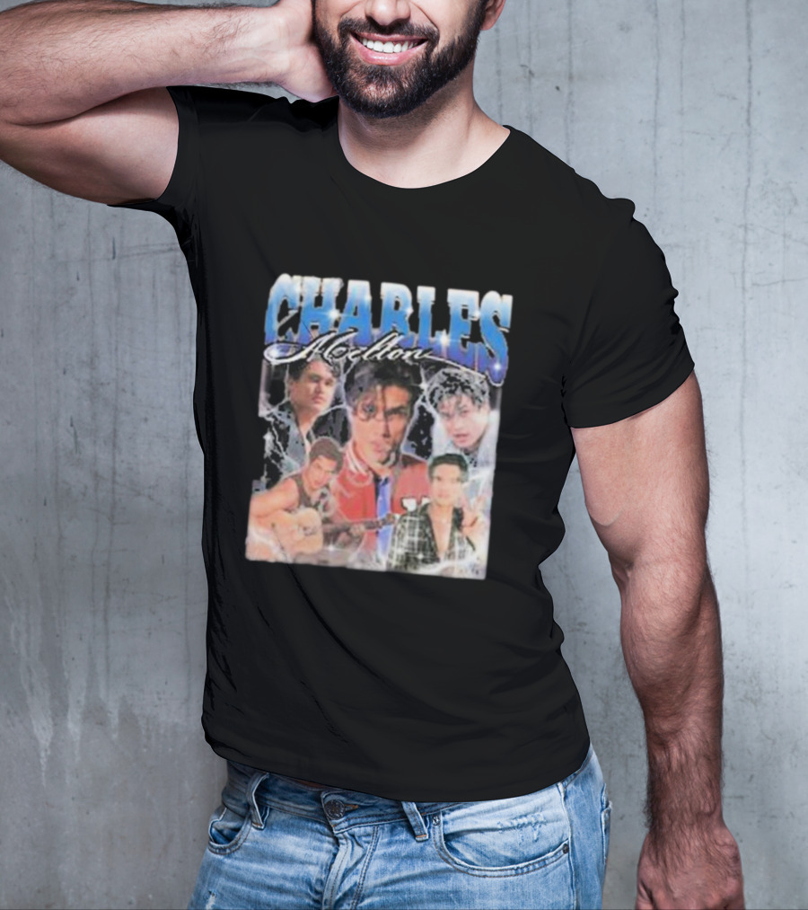 CHARLES Melton Collage T-Shirt