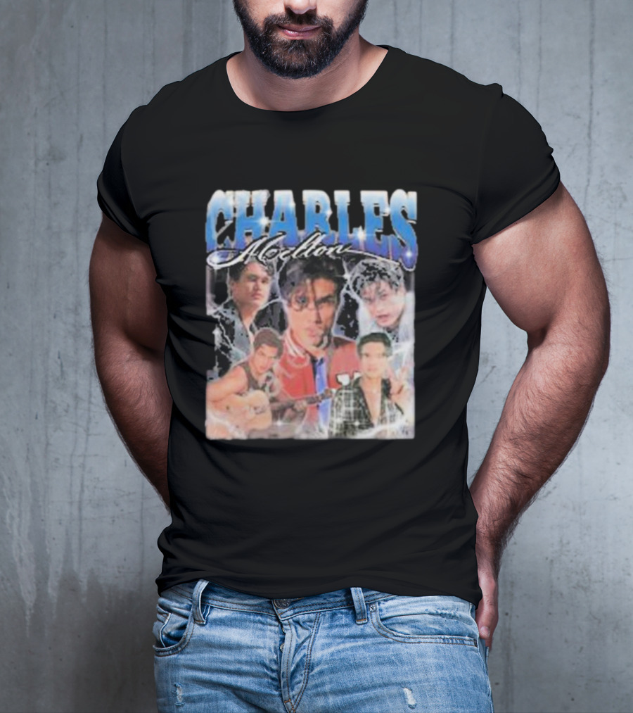 CHARLES Melton Collage T-Shirt