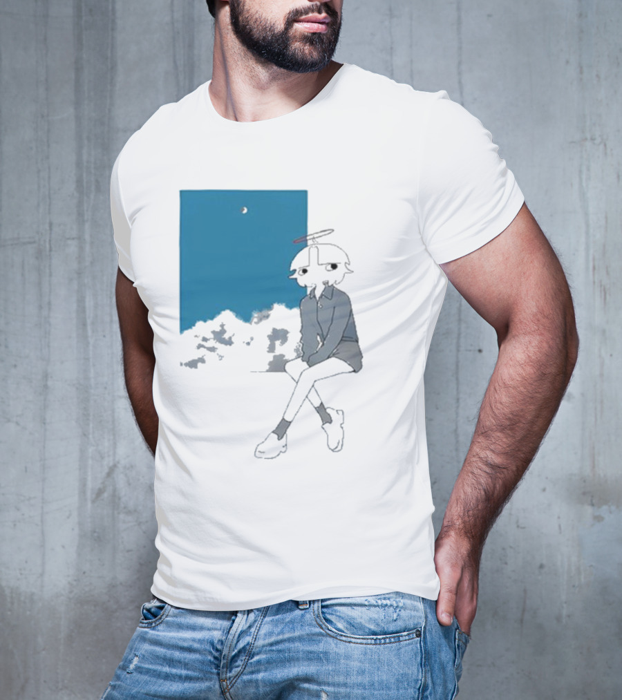 Chew Chew Store Shining Sitting By The Blue Window T-Shirt