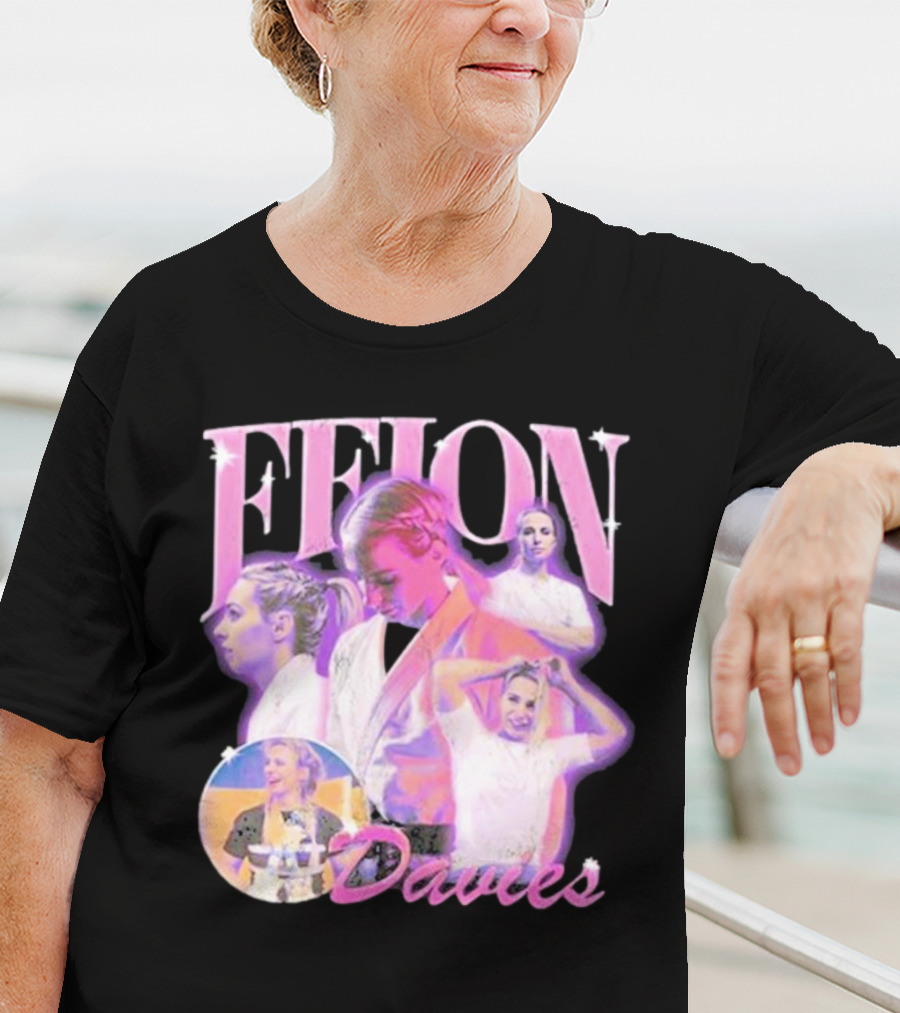 Ffion Davies Vintage Bootleg Pastel Collage T-Shirt