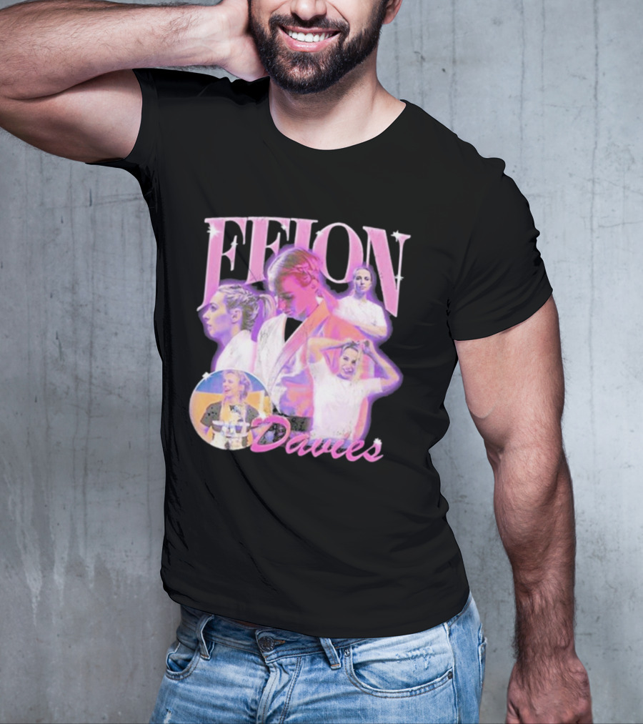 Ffion Davies Vintage Bootleg Pastel Collage T-Shirt