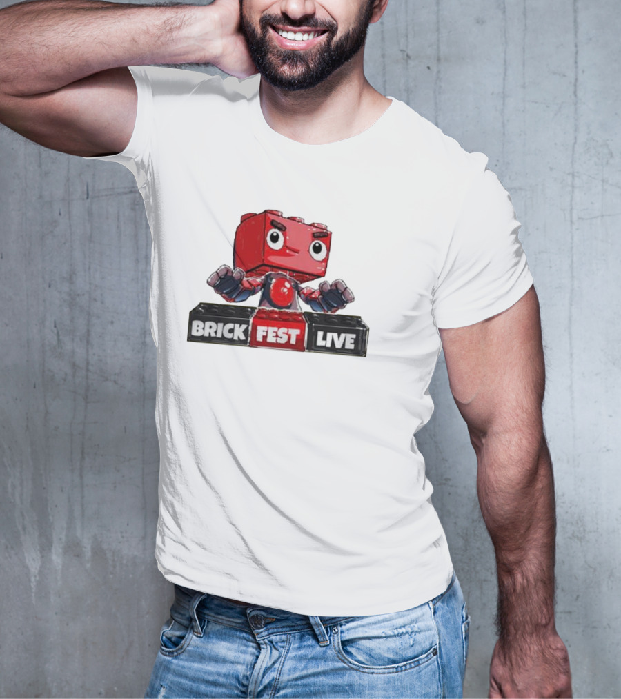 LEGO Brick Fest Live Animated Character Block T-Shirt