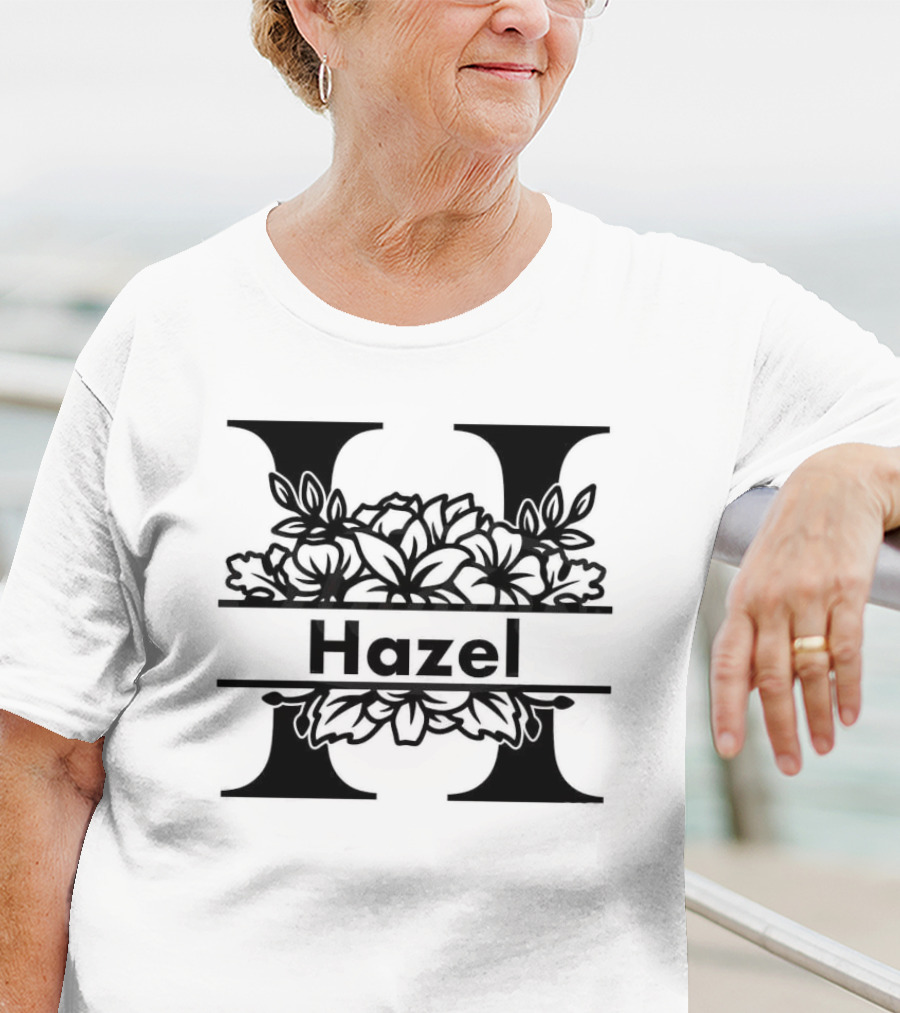 Hazel Floral Monogram H T-Shirt