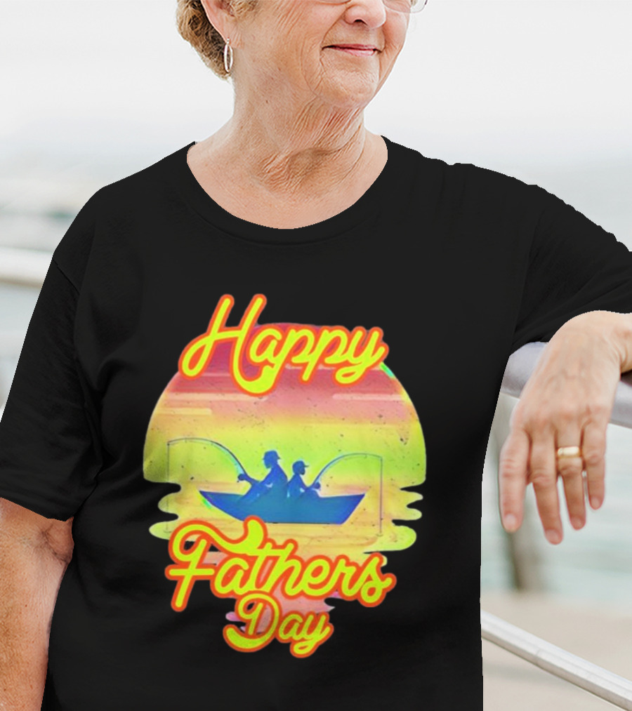 Happy Fathers Day Fishing T-Shirt