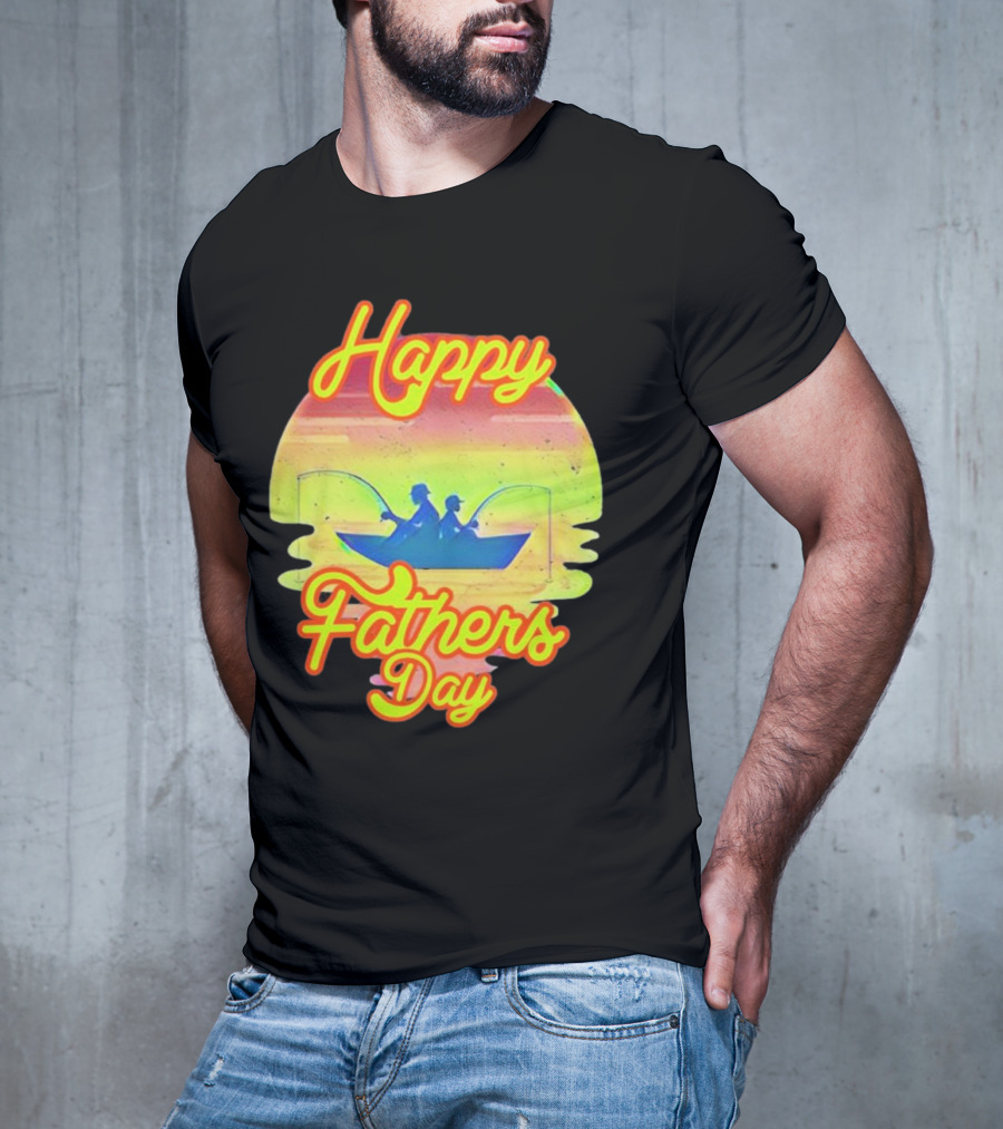 Happy Fathers Day Fishing T-Shirt