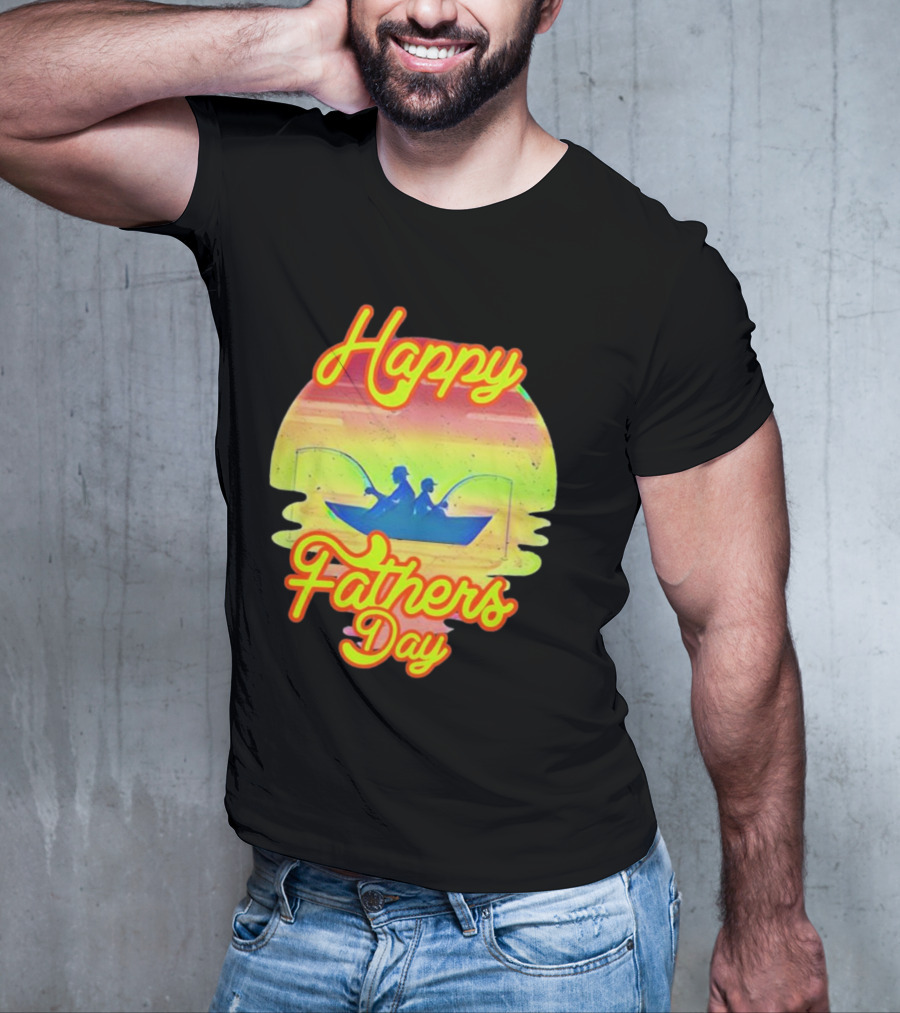 Happy Fathers Day Fishing T-Shirt