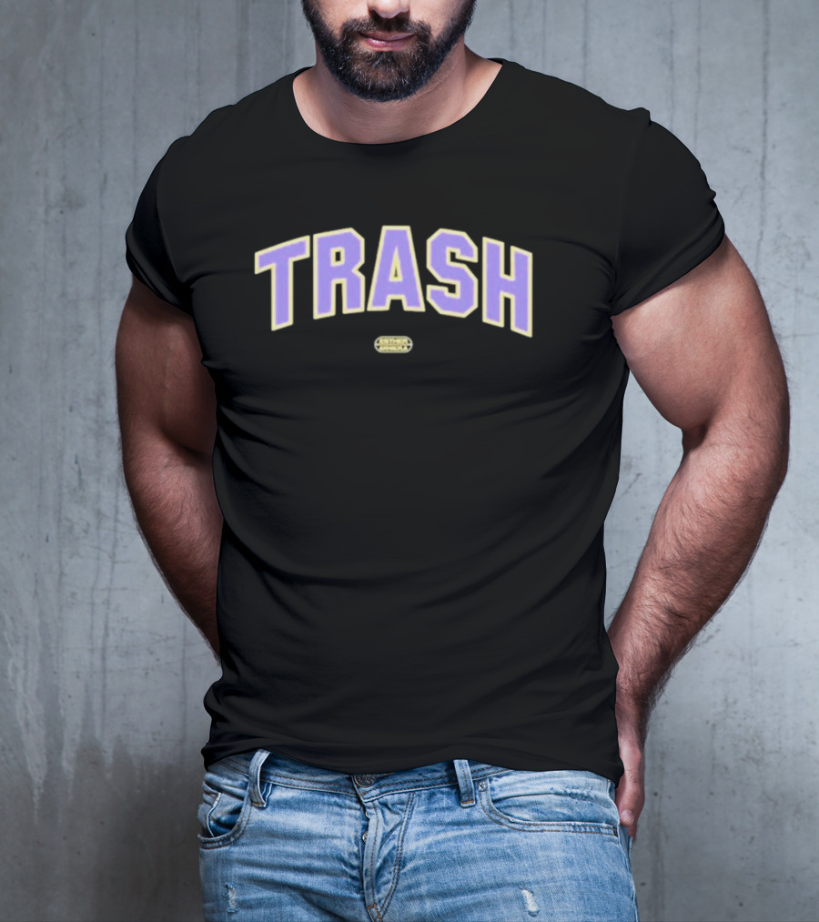 Trash Tuesday Trash Esther And Khalyla Purple T-Shirt