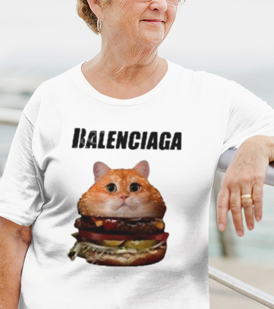 Balenciaga Burger Cat Hot T-Shirt
