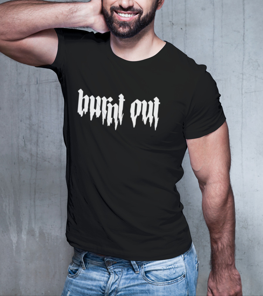 Burnt Out Gothic Blackletter T-Shirt