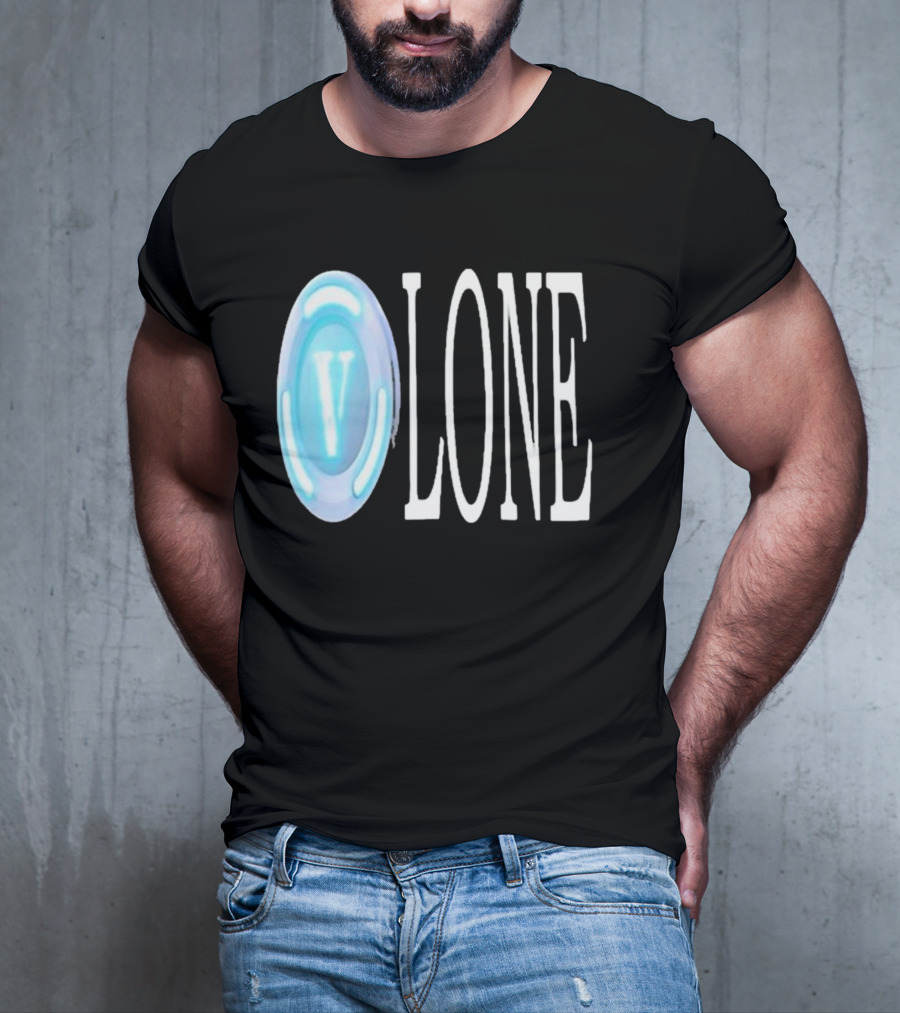 Bussinapparelco Vlone Vbuck Coin Icon And Text T-Shirt