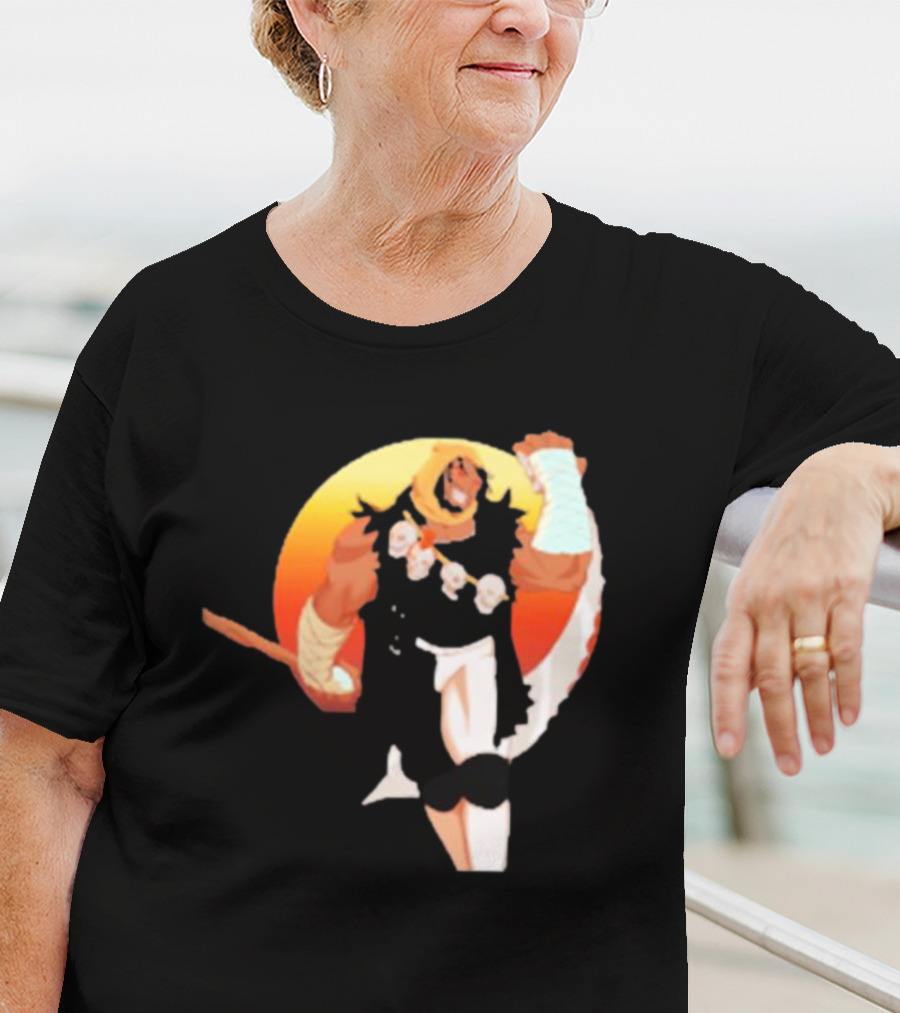 CALIFORNIA NIGHTMARE ISSUE #3 Fierce Warrior With Skulls And Sunset Background T-Shirt