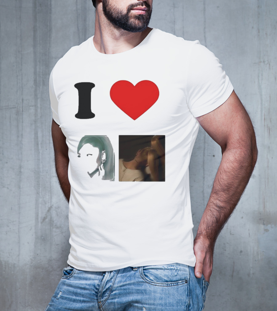 I Love Ariana Grande Cameron Fan Art Duo T-Shirt