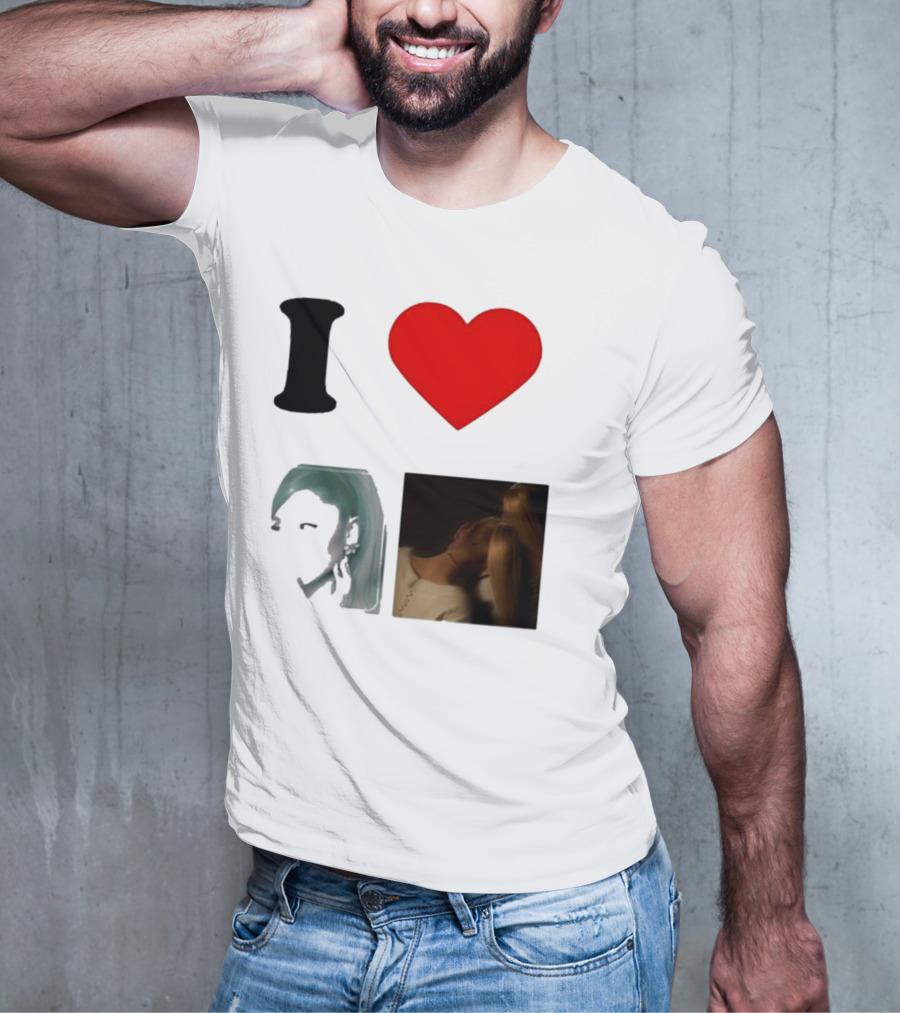 I Love Ariana Grande Cameron Fan Art Duo T-Shirt