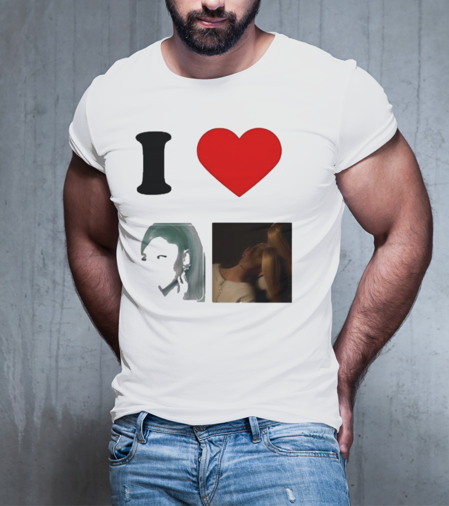 I Love Ariana Grande Cameron Fan Art Duo T-Shirt