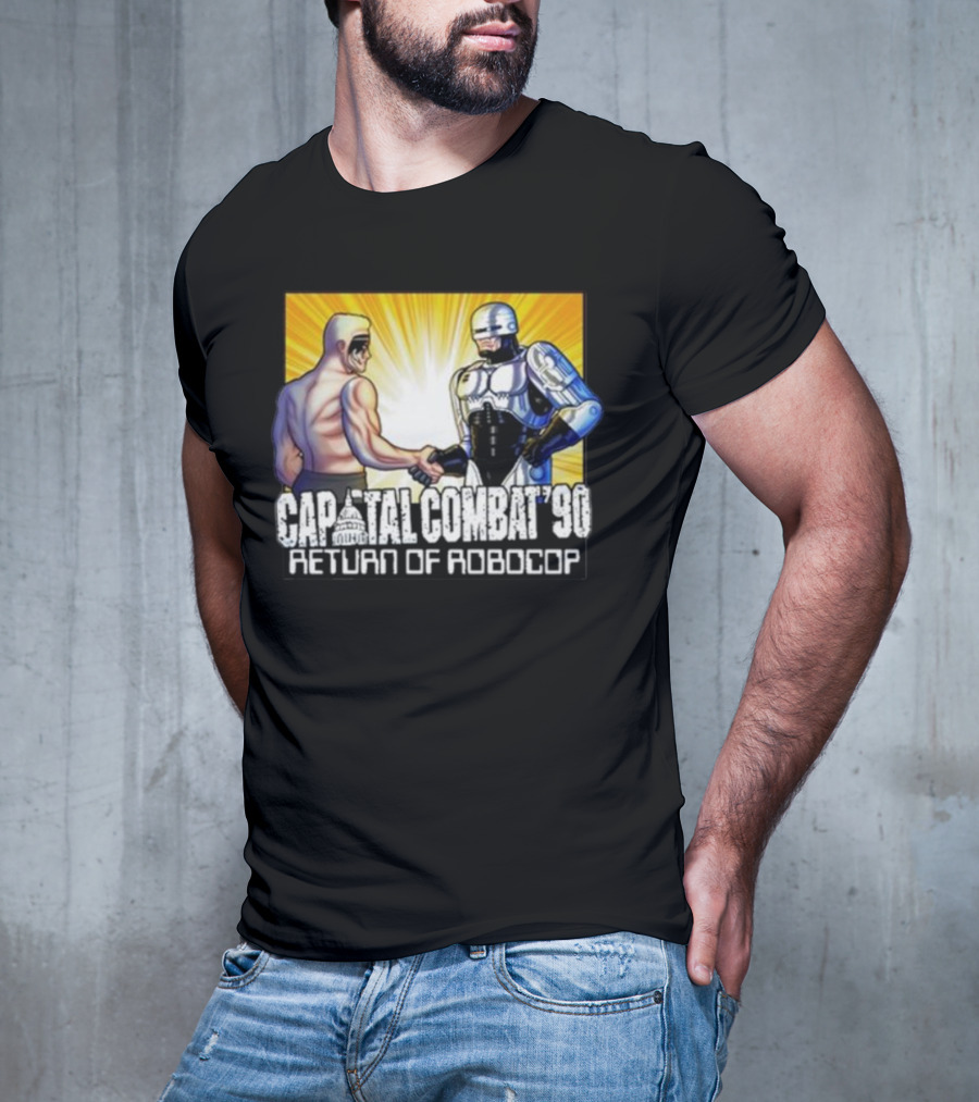 Capital Combat '90 Return Of Robocop Wrestling Encounter T-Shirt