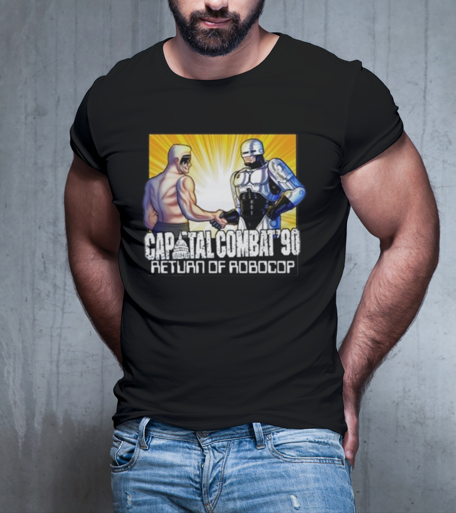 Capital Combat '90 Return Of Robocop Wrestling Encounter T-Shirt