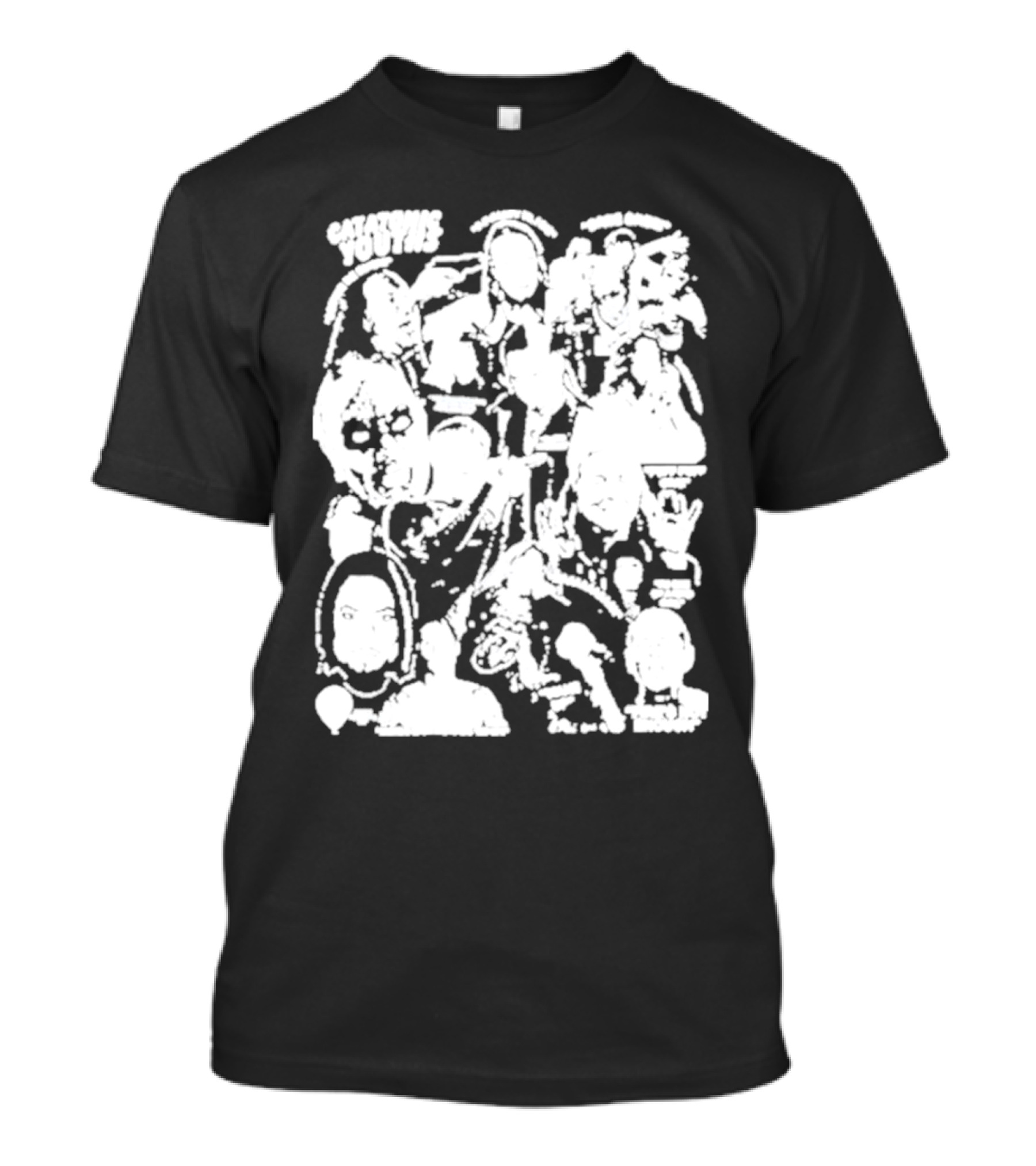 Catatonicyouths Collage Iconic Figures And Symbols T-Shirt