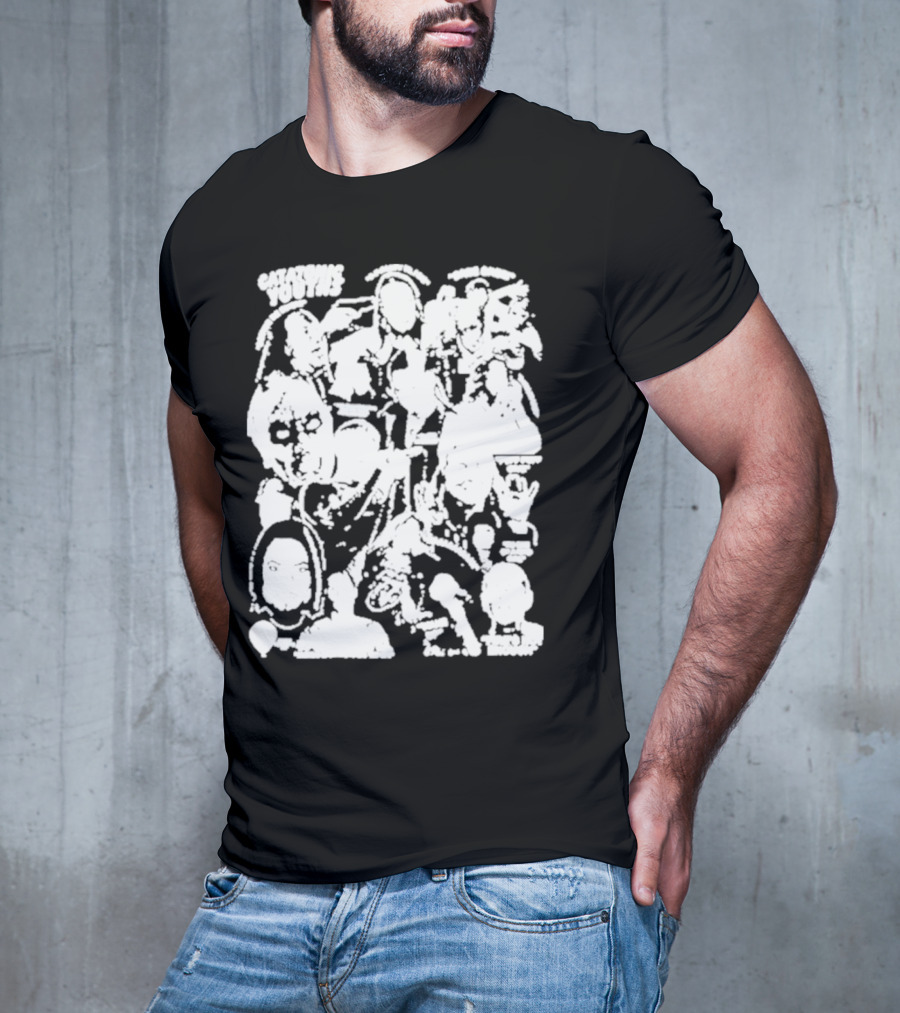 Catatonicyouths Collage Iconic Figures And Symbols T-Shirt