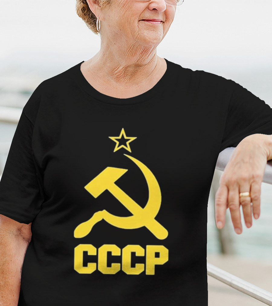 CCCP Hammer And Sickle Star Soviet T-Shirt