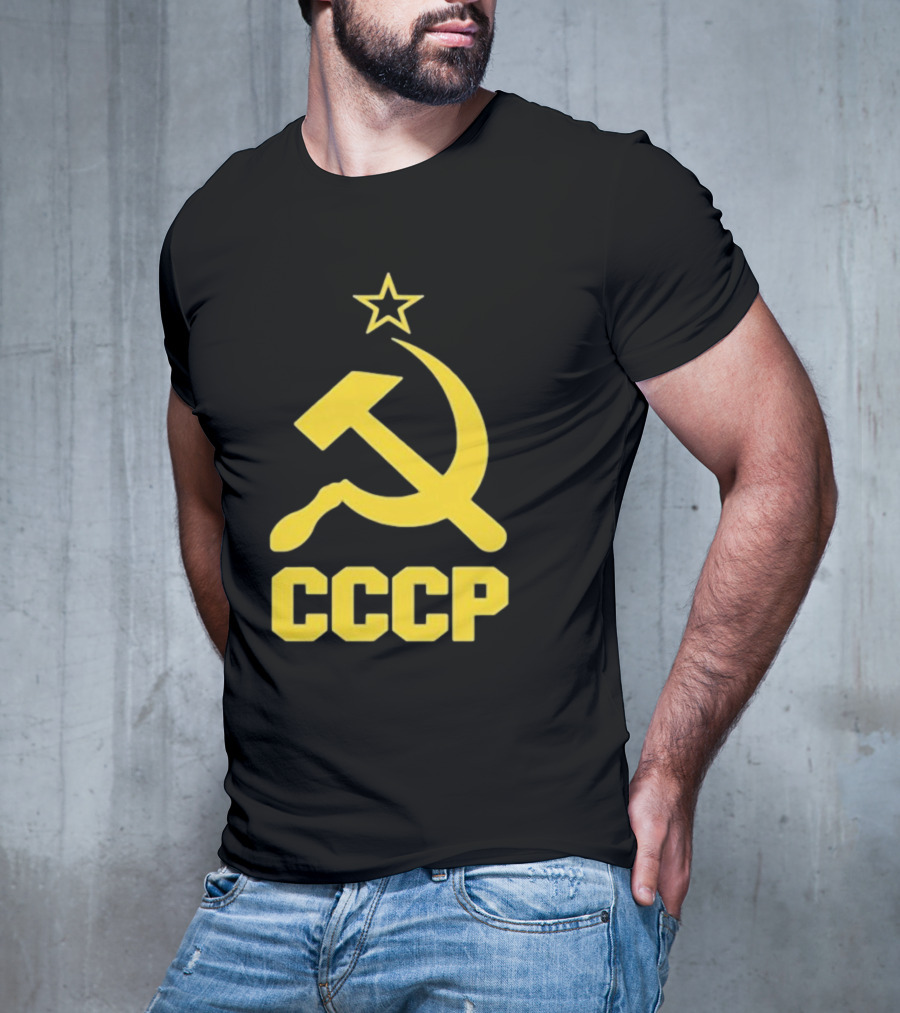 CCCP Hammer And Sickle Star Soviet T-Shirt