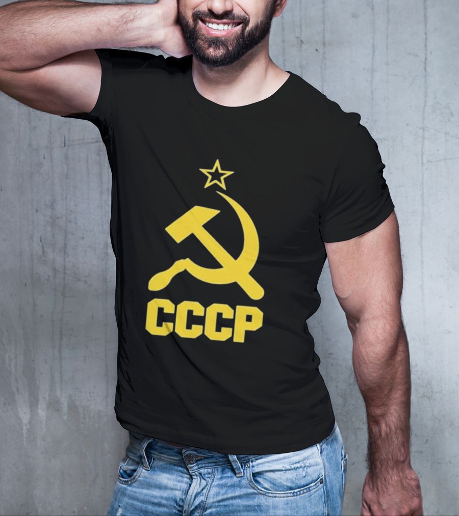 CCCP Hammer And Sickle Star Soviet T-Shirt