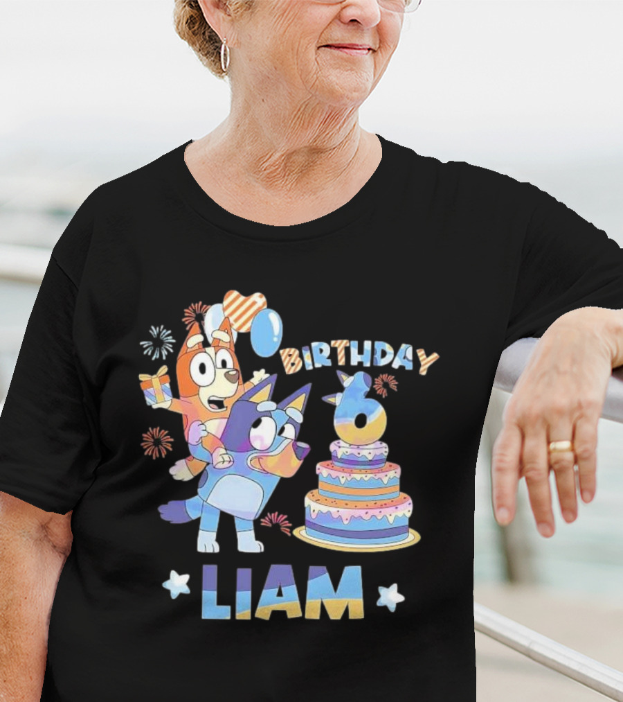 Birthday 6 Liam Funny It's My Birthday T-Shirt