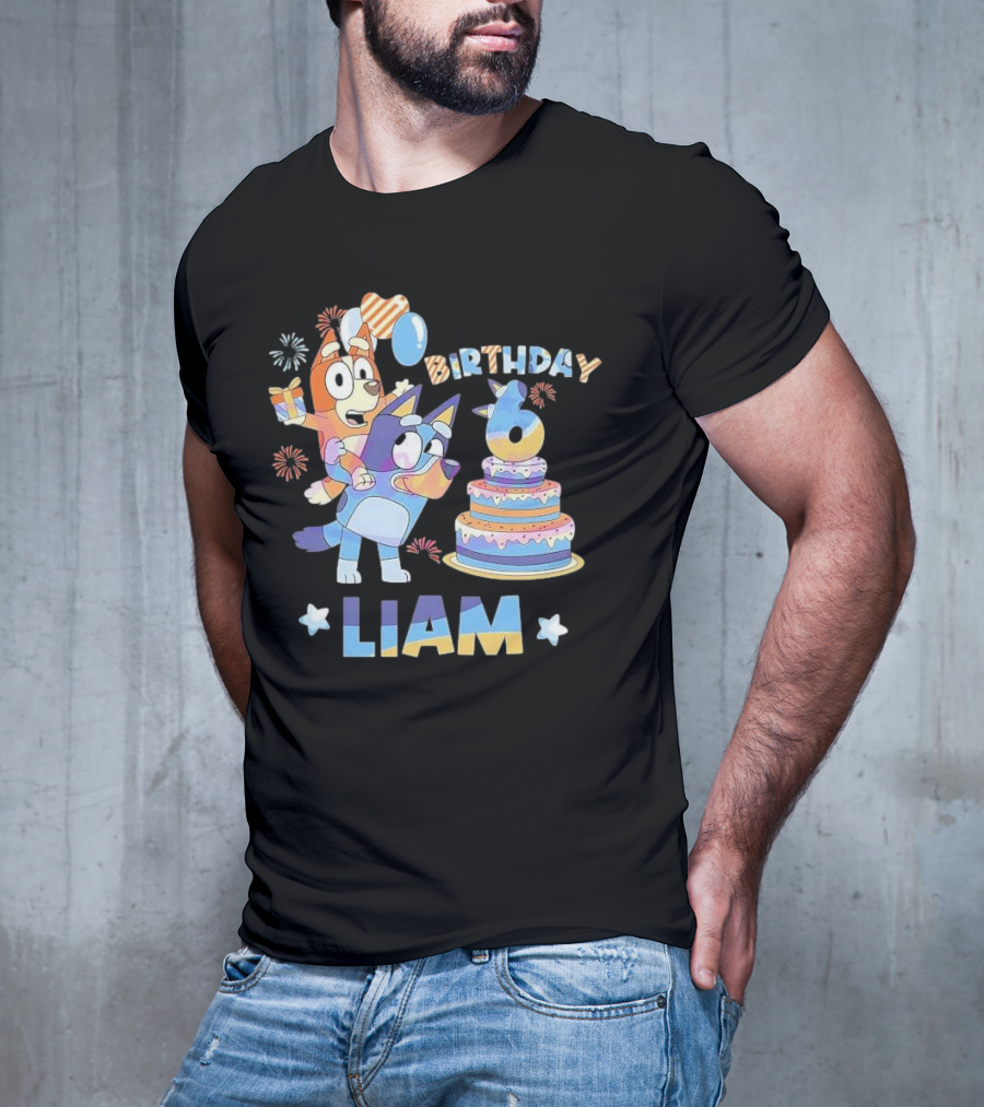 Birthday 6 Liam Funny It's My Birthday T-Shirt