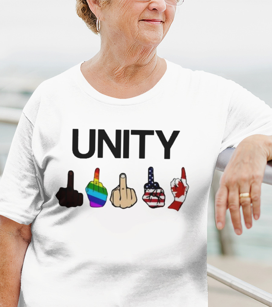 UNITY Hang Over Gang Funny Flags Diversity T-Shirt