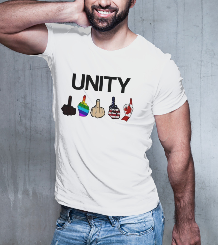 UNITY Hang Over Gang Funny Flags Diversity T-Shirt