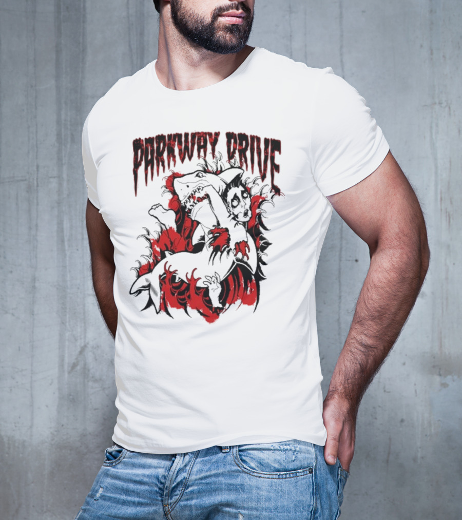 Parkway Drive Blood In The Water Shark Attack T-Shirt