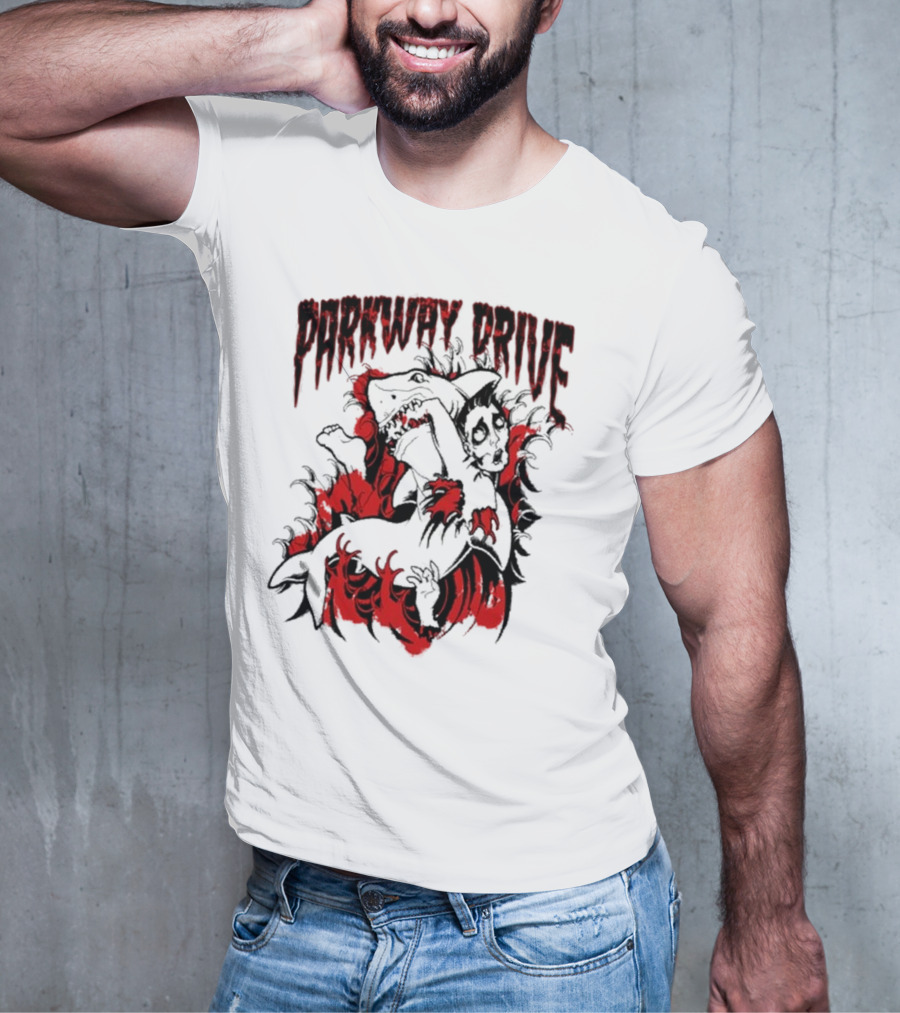 Parkway Drive Blood In The Water Shark Attack T-Shirt