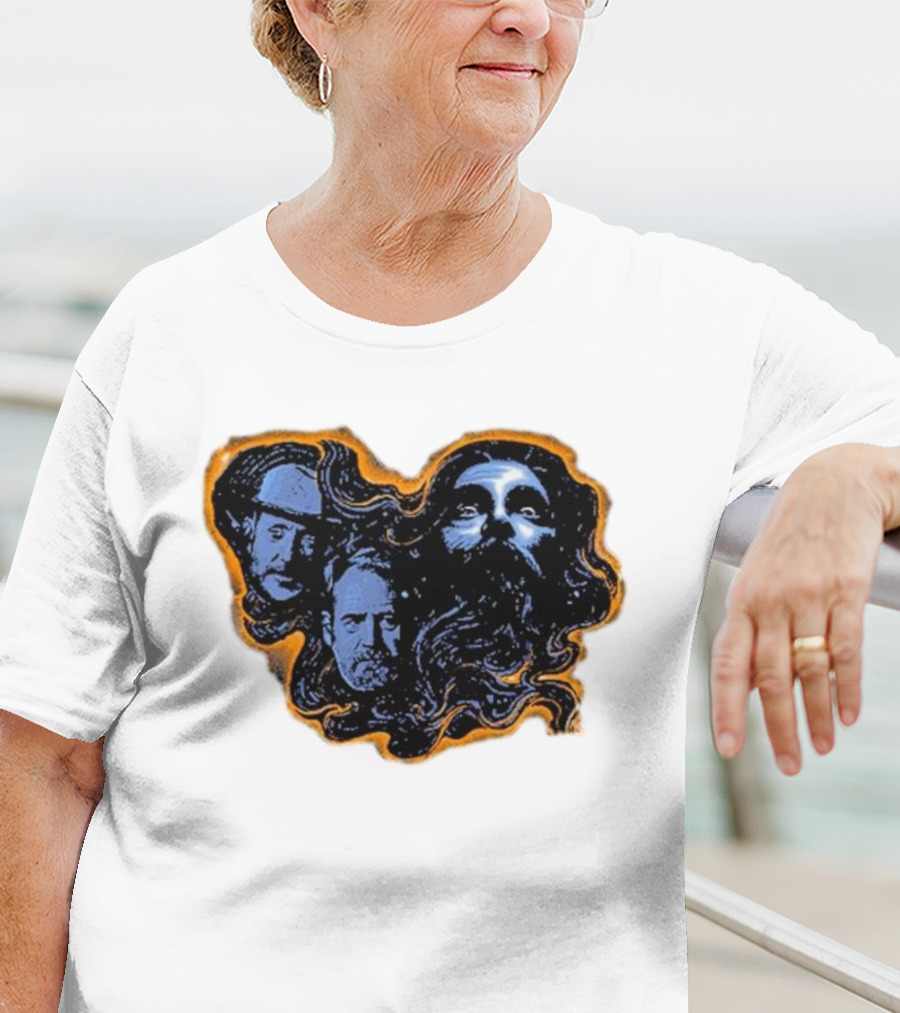 The White Buffalo A Freight Train Through The Night Faces And Mystical T-Shirt