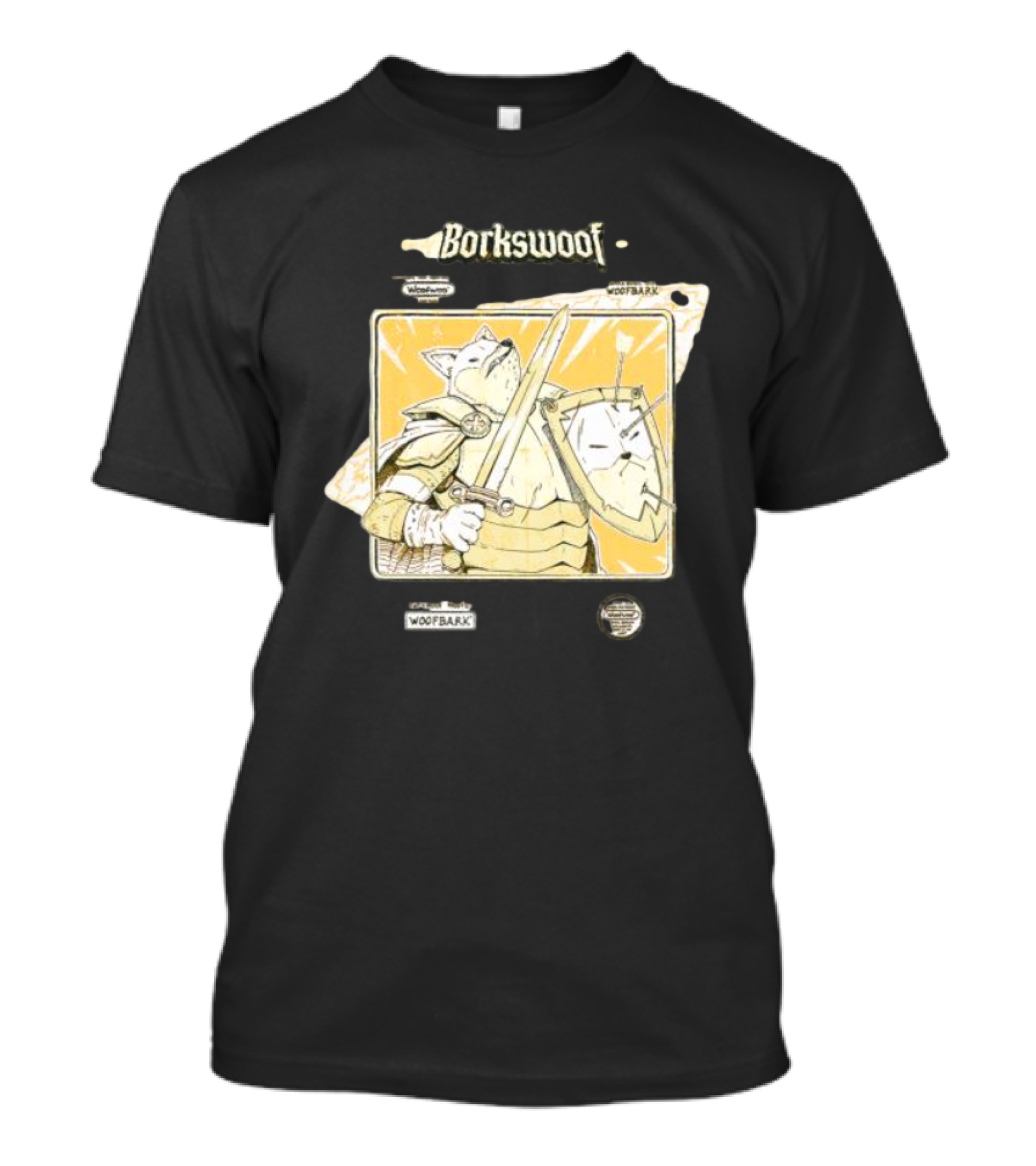 Borkwoof Woofer Woofbark Knight Adventure T-Shirt