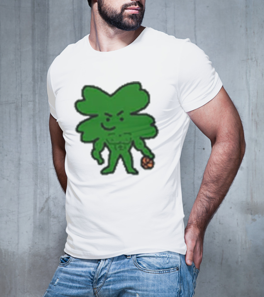 Boston Buff NBA Shamrock Basketball Player T-Shirt