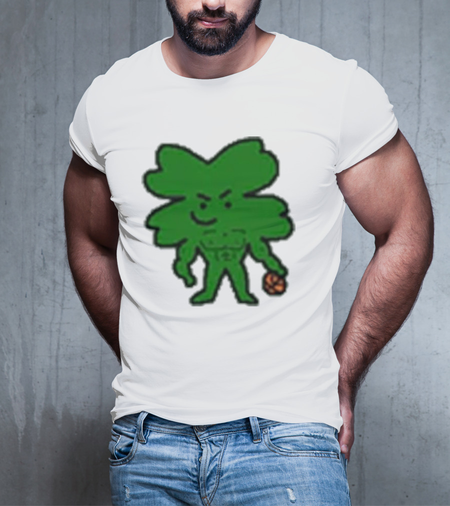 Boston Buff NBA Shamrock Basketball Player T-Shirt