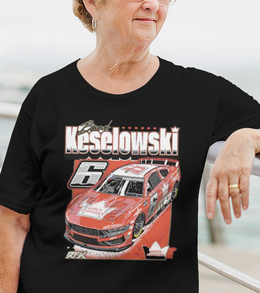 Brad Keselowski King's Hawaiian RFK Racing Car Number 6 T-Shirt