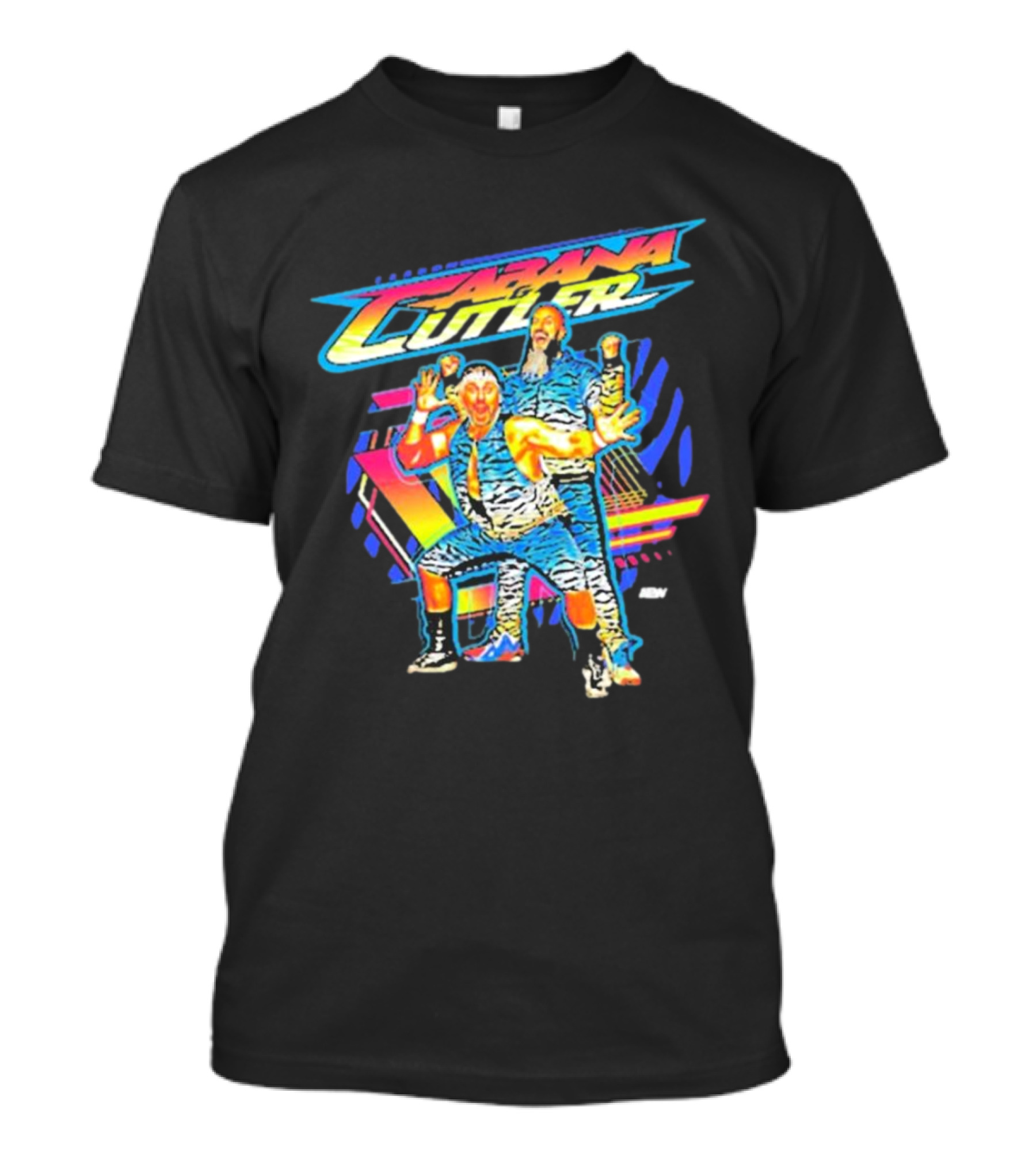 Cabana And Cutler Retro Wrestling Duo T-Shirt