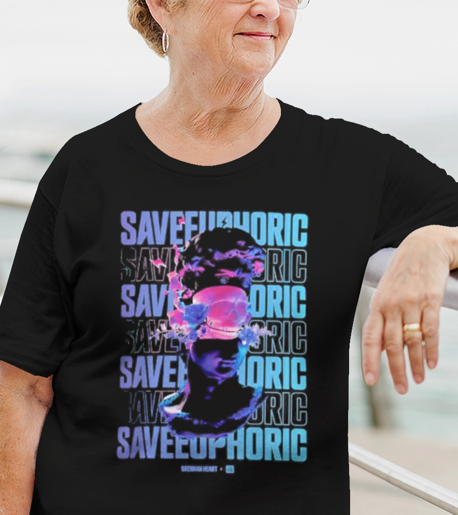 Brennan Heart Save Euphoric Multilayered Neon T-Shirt