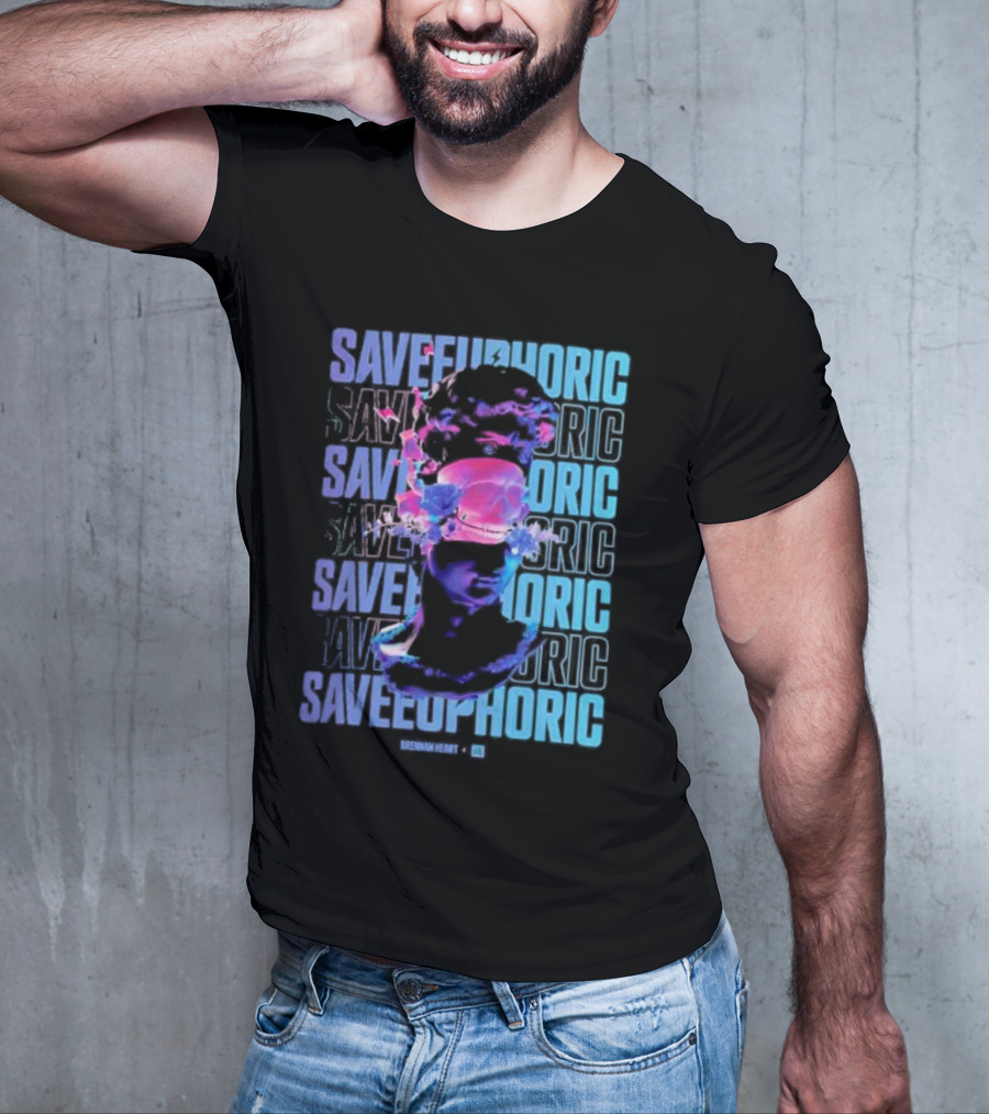 Brennan Heart Save Euphoric Multilayered Neon T-Shirt