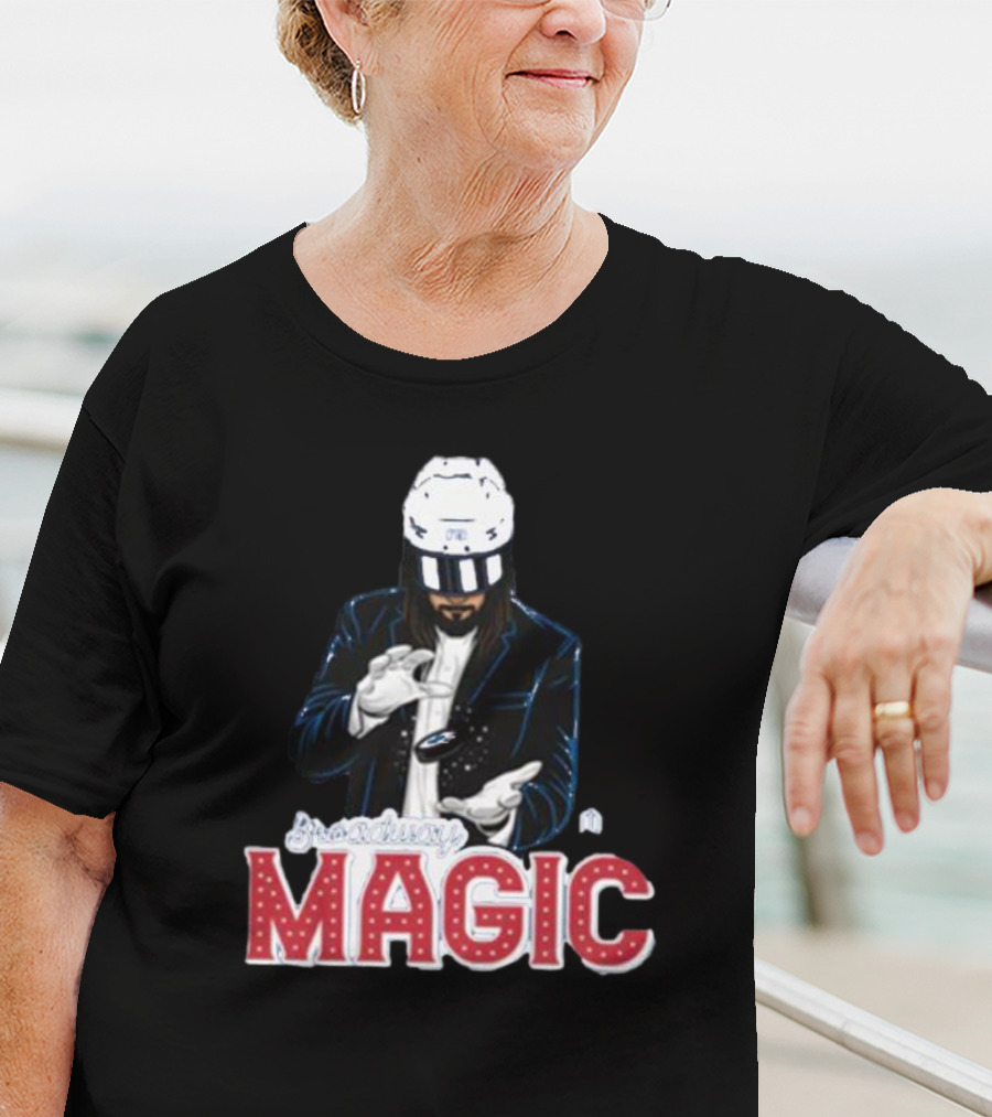 Broadway Magic Hockey Helmet Wizard T-Shirt