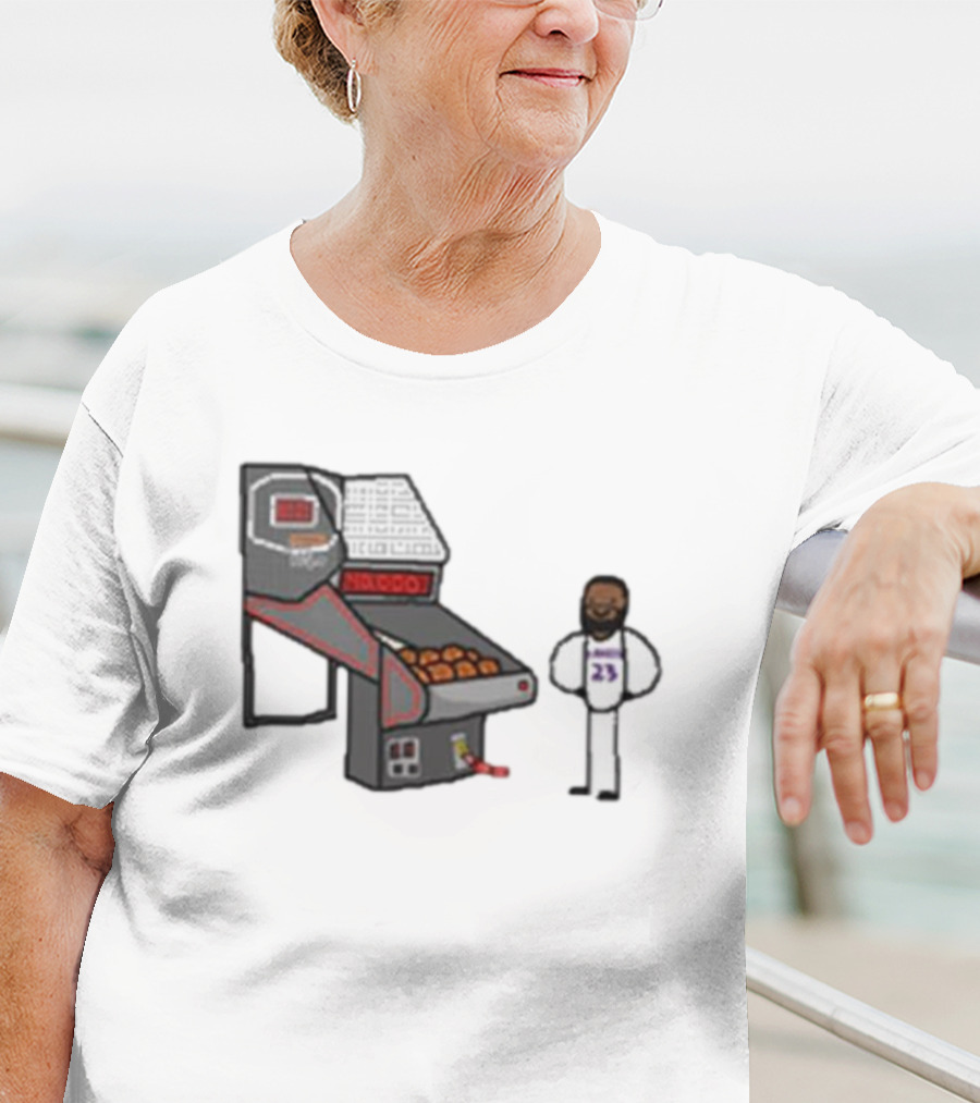 Bron 40k NBA Basketball Shooting Machine 23 T-Shirt