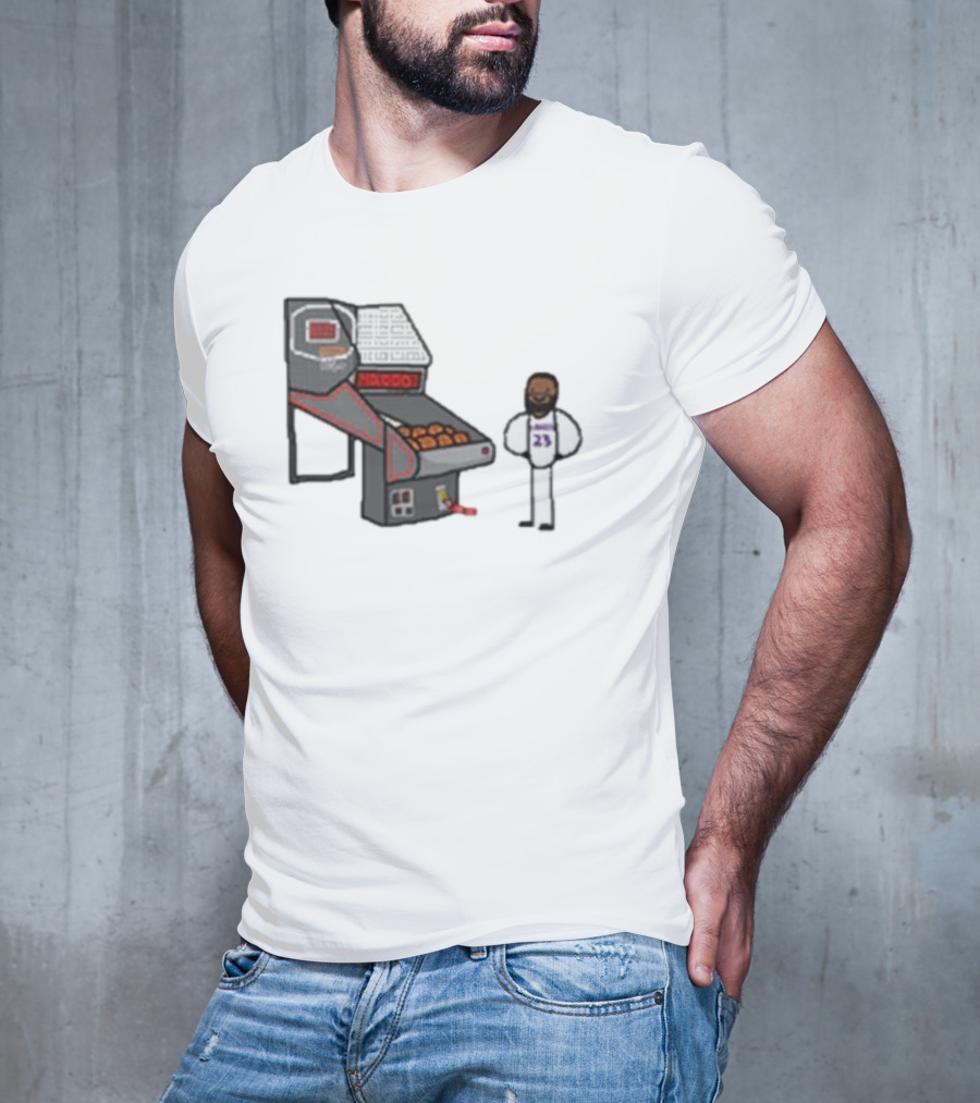 Bron 40k NBA Basketball Shooting Machine 23 T-Shirt