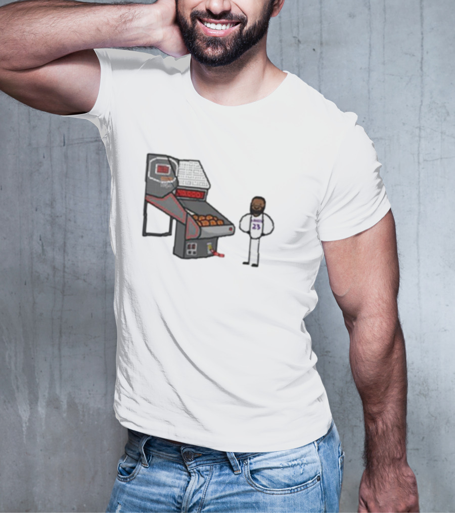 Bron 40k NBA Basketball Shooting Machine 23 T-Shirt