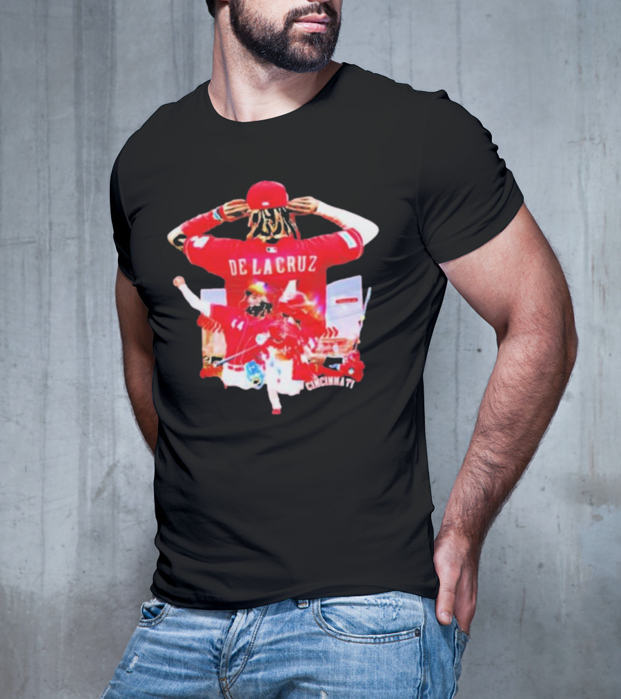 Elly De La Cruz Cincinnati Baseball Player Jersey T-Shirt